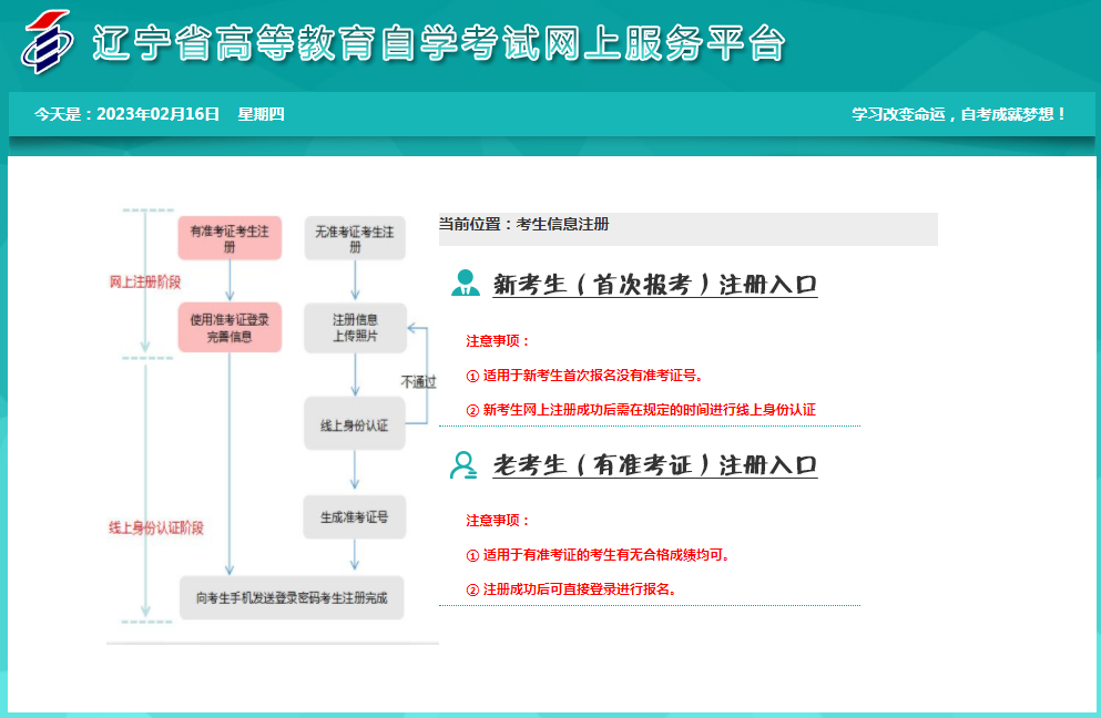 2024年4月遼寧省自考報(bào)名官網(wǎng)