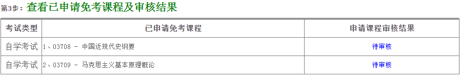 江西省2024年上半年自學(xué)考試部分免考課程網(wǎng)上申請(qǐng)流程演示