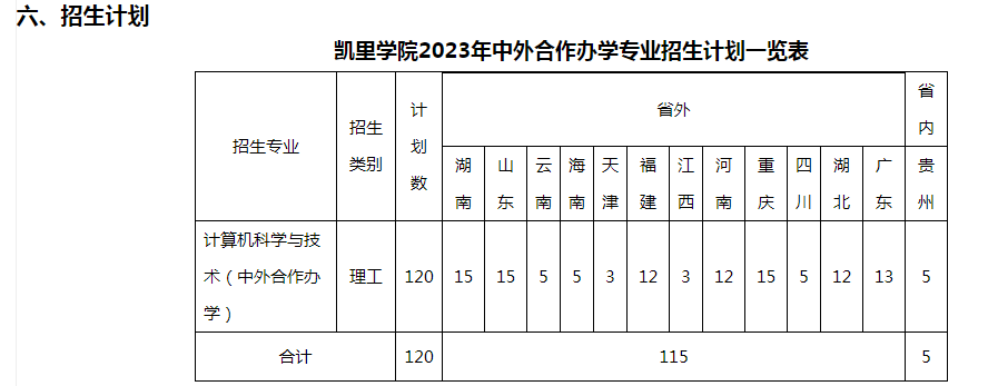 里學院2023年中外合作辦學項目計算機科學與技術專業(yè)招生簡章